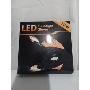 LED Flashlight Gloves 1 Pair Cool Gadget‎ Idea Stocking Stuffers Work